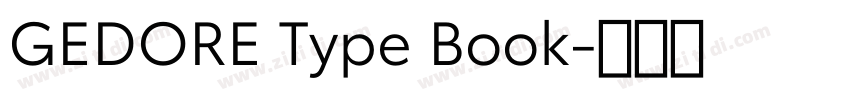 GEDORE Type Book字体转换